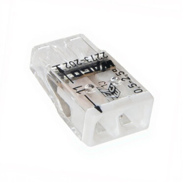 Соединительная клемма 2 проводная без пасты 2273-202 (0,5-2,5мм2) WAGO