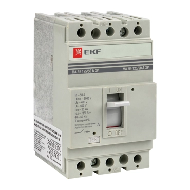 Выключатель автоматический ВА-99 125/50А 3P 25кА EKF PROxima