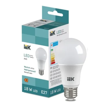 Лампа светодиодная LED Bulb A65 18Вт 1850lm 4000K E27 IEK