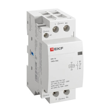 Контактор модульный КМ 16А NО+NC (2 мод.) EKF PROxima