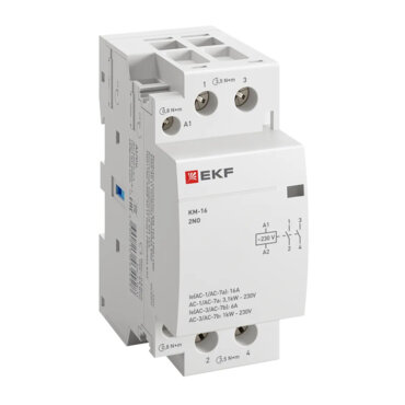 Контактор модульный КМ 16А 2NО (2 мод.) EKF PROxima