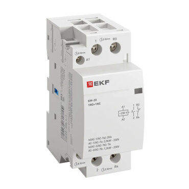 Контактор модульный КМ 20А NО+NC (2 мод.) EKF PROxima