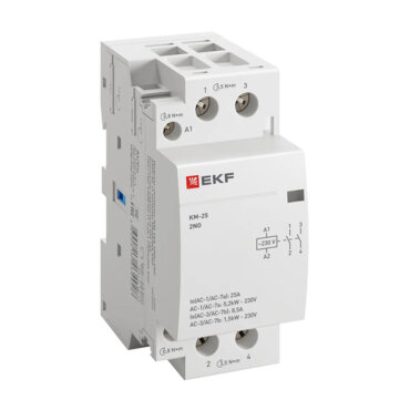 Контактор модульный КМ 25А 2NО (2 мод.) EKF PROxima