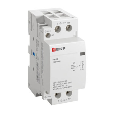 Контактор модульный КМ 32А NО+NC (2 мод.) EKF PROxima