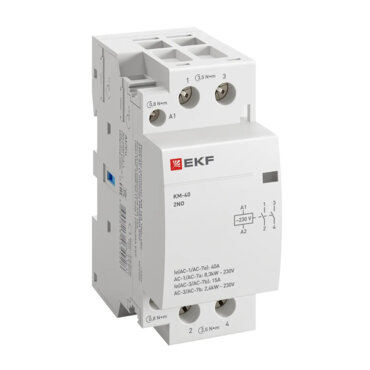 Контактор модульный КМ 40А 2NО (2 мод.) EKF PROxima