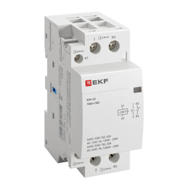 Контактор модульный КМ 63А NО+NC (2 мод.) EKF PROxima