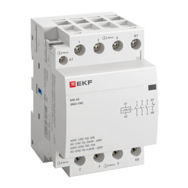 Контактор модульный КМ 40А 3NО+NC (3 мод.) EKF PROxima