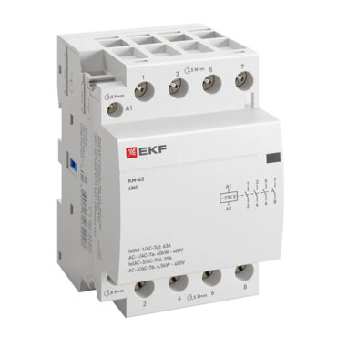 Контактор модульный КМ 63А 4NО (3 мод.) EKF PROxima