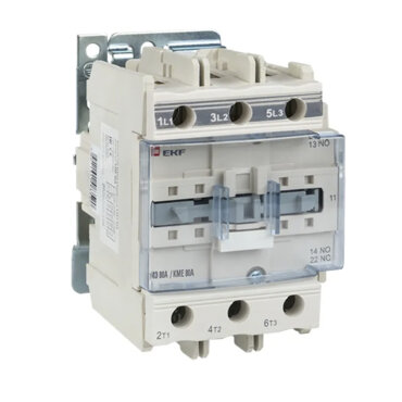 Контактор КМЭ малогабаритный 80А 220В NO+NC EKF PROxima