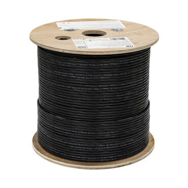 Кабель U/UTP Cat 5e 4х2х0,24AWG (для ВНЕШН. прокладки) оболочка LDPE цвет черный ITK