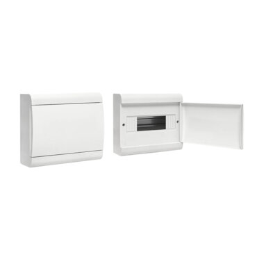 Корпус пластиковый навесной ЩРН-П-10 IP41 EKF Basic БЕЛАЯ ДВЕРЬ