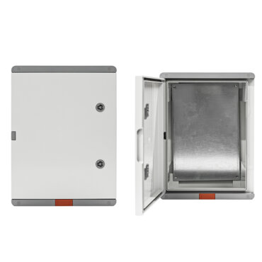 Бокс пластиковый с монтажной платой ЩМП-П 400х300х220 мм Design Pro Series IP67 Plastim