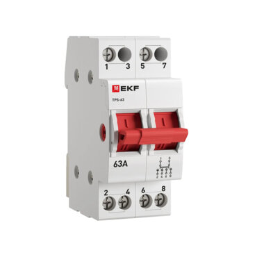 Трехпозиционные переключатели 2P 63А EKF PROXIMA