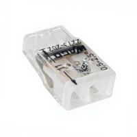 Соединительная клемма 2 проводная без пасты 2273-202 (0,5-2,5мм2) WAGO