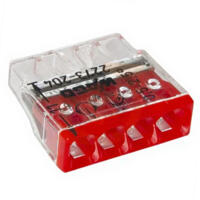 Соединительная клемма 4 проводная без пасты 2273-204 (0,5-2,5мм2) WAGO