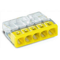 Соединительная клемма 5 проводная без пасты 2273-205 (0,5-2,5мм2) WAGO