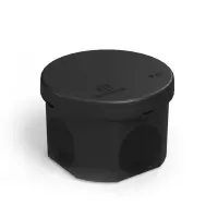 Коробка распред. 60-0110-9005 для п/м 2-компонентная безгалогенная (HF) черная 70х50 (168шт/кор)