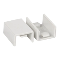 Соединитель (40х25) (4 шт) Plast EKF PROxima Белый