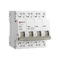 Автоматический выключатель 4P 32А (C) 4,5kA ВА 47-63N EKF PROxima