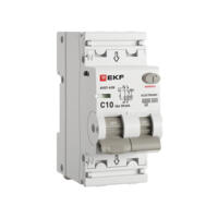 Дифференциальный автомат АВДТ-63N 1P+N 10А/30мА (2мод., хар.C, электронный тип А) 6кА EKF PROxima