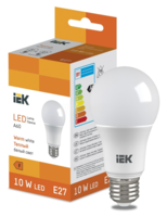 Лампа светодиодная LED Bulb A60 10Вт 950lm 3000K E27 IEK