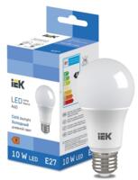 Лампа светодиодная LED Bulb A60 10Вт 950lm 4000K E27 IEK