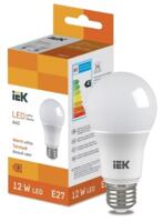 Лампа светодиодная LED Bulb A60 12Вт 1140lm 3000K E27 IEK