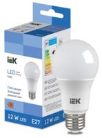 Лампа светодиодная LED Bulb A60 12Вт 1140lm 6500K E27 IEK