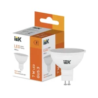 Лампа светодиодная LED MR16 7Вт 570lm 3000K GU5 IEK