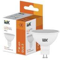 Лампа светодиодная LED MR16 7Вт 570lm 3000K GU5 IEK