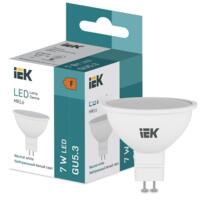 Лампа светодиодная LED MR16 7Вт 570lm 4000K GU5 IEK