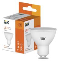 Лампа светодиодная LED PAR16 7Вт 600lm 3000K GU10 IEK