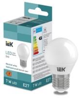 Лампа светодиодная LED Globe G45 7Вт 600lm 4000K E27 IEK