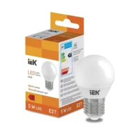Лампа светодиодная LED Globe G45 5Вт 400lm 3000K E27 IEK