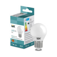 Лампа светодиодная LED Globe G45 7Вт 600lm 4000K E27 IEK