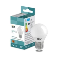 Лампа светодиодная LED Globe G45 7Вт 600lm 4000K E27 IEK