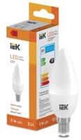 Лампа светодиодная LED Candle C37 5Вт 400lm 3000K E14 IEK