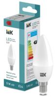 Лампа светодиодная LED Candle C37 5Вт 400lm 4000K E14 IEK