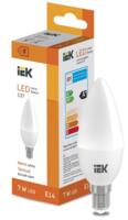Лампа светодиодная LED Candle C37 7Вт  600lm 3000K E14 IEK