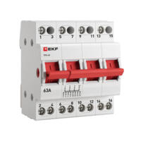 Трехпозиционные переключатели 4P 63А EKF PROXIMA