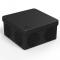 Коробка распред. 60-0300-9005 для п/м 2-компонентная безгалогенная (HF) черная 100х100х50 (66шт/кор)