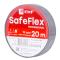 Изолента ПВХ серо-стальная 19мм 20м серии SafeFlex EKF PROxima